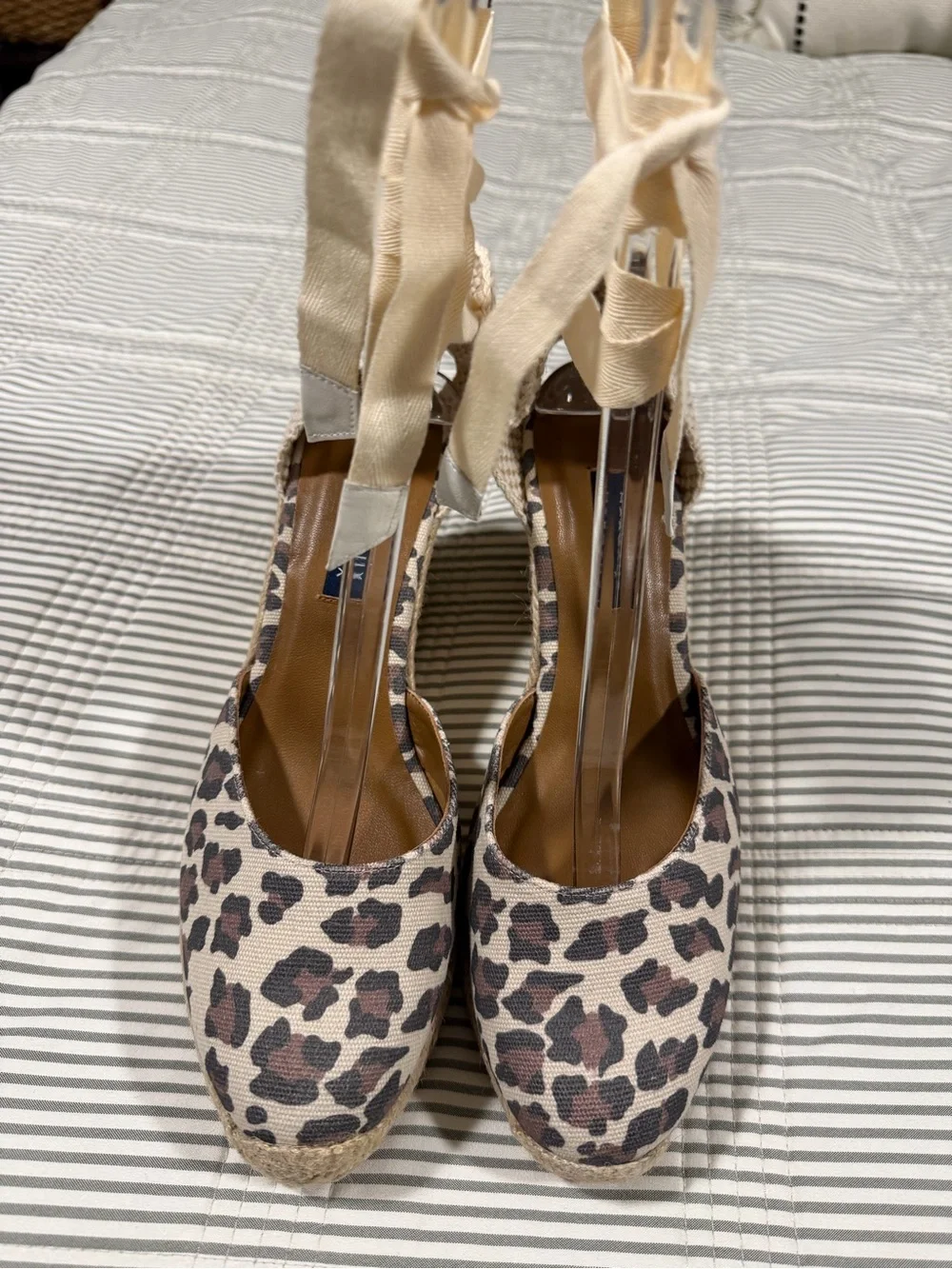 NWOT Margaux 'Ankle Wrap Espadrille Wedges' in 